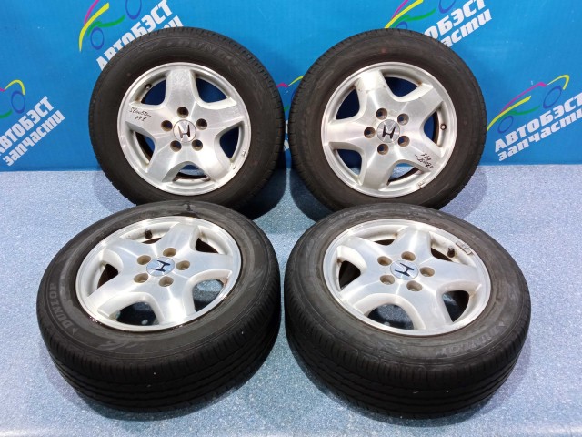 Комплект колёс<br />(205/60 R15 91H, Dunlop Enasave EC204, 15x6,5j, ET55, 5x114,3, ЦО (DIA): 64.1 mm) HONDA INSPIRE